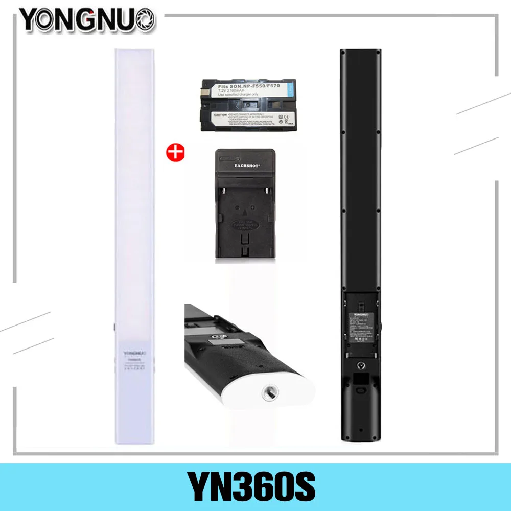 Ручной светодиодный светильник YONGNUO YN360S со льдом 3200K 5500K лампа для студийной