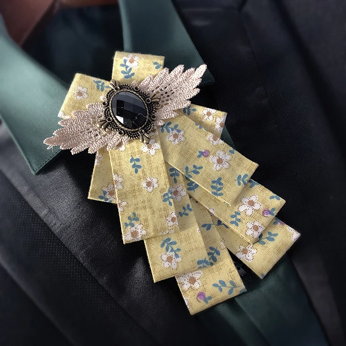 Handmade Bow Tie Британский женский мужской воротник рубашка украшение бархатная одежда галстук-платок галстук для свадебной вечеринки сплав Стразы галстук-бабочка - Цвет: Handmade Bow Tie