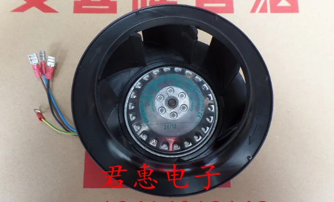 Для Ebmpapst R2E133-BH66-05 R2E133-BH66-26 230V 24 Вт вентилятора центробежного вентилятора Диаметр 133 мм 203CFM Вентилятор охлаждения