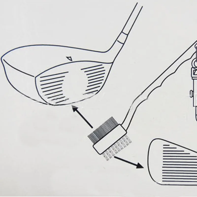 2-сторонний провода из латуни для игры в гольф кисть мяч устройство для чистки углублений устройство для чистки k