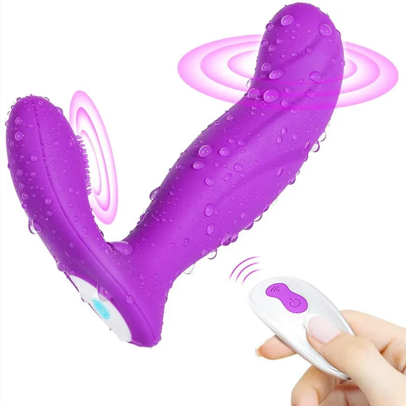 Вибратор-бабочка для клитора женщин перезаряжаемый водонепроницаемый
