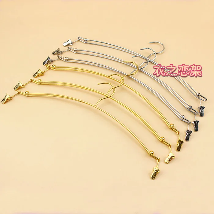 20pcs Underwear Hangers Metal Bra Clips Socks Panty Racks Home Drying Clothes Hanger With Clips
