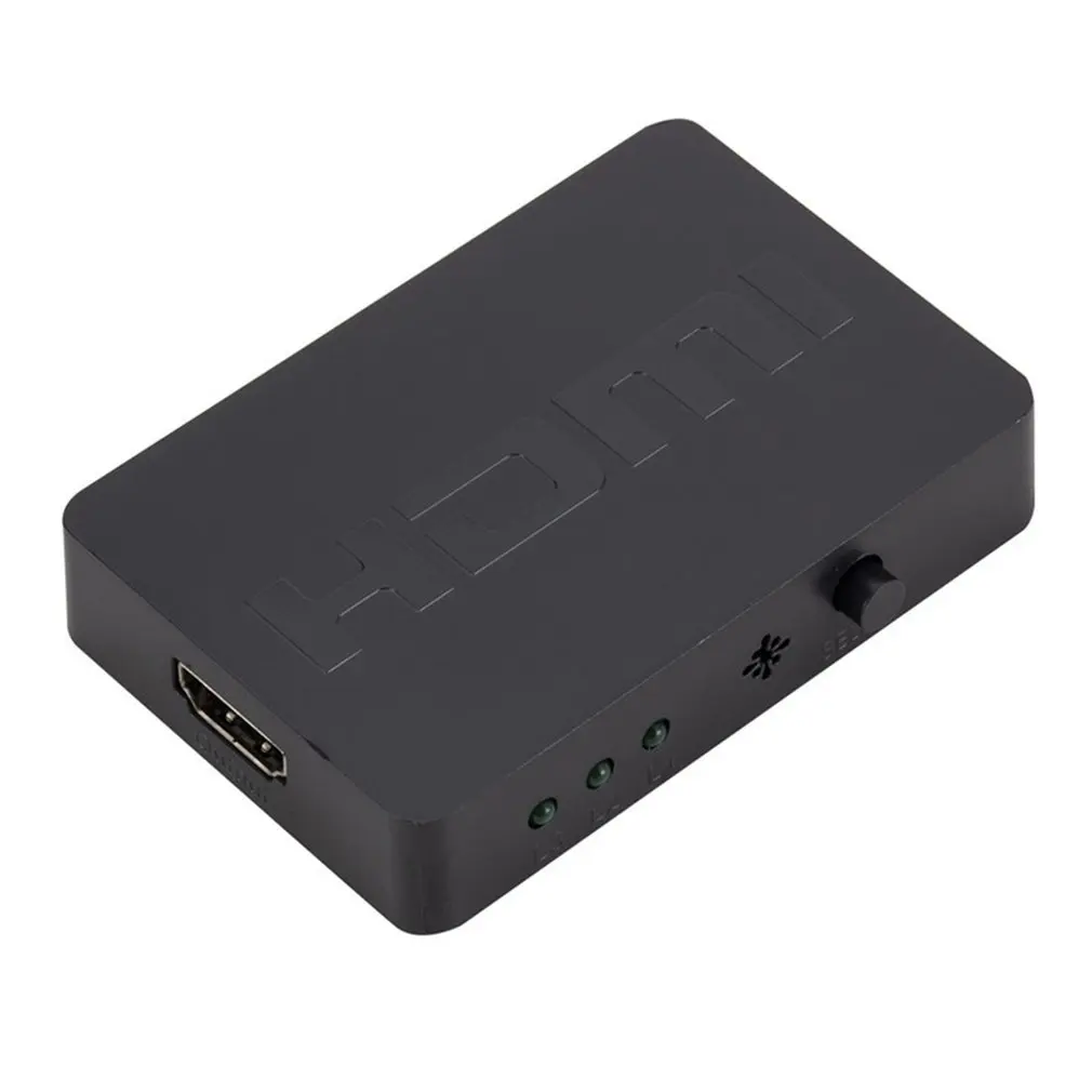 3x1 1080p HD HDMI сплиттер 3 порта концентратор коробка автоматический переключатель 3 в 1 переключатель 1,4 с пультом дистанционного управления