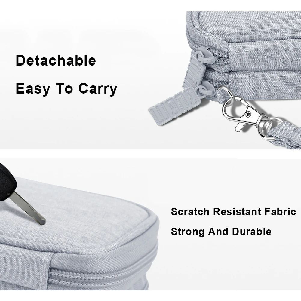 Портативная сумка для хранения цифровых USB устройств наушников проводов ручка