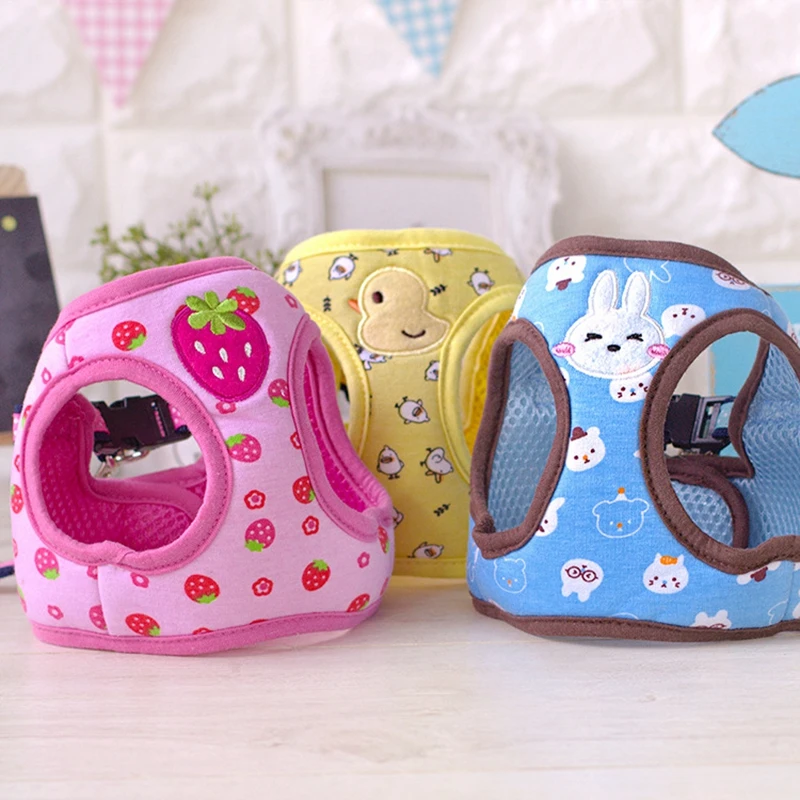 Dog Harness Vest Pet Collar And Leash Set Soft Adjustable Designer Cat Walking Pitbull dog collar pet harness leash set pet harness set pet leash set