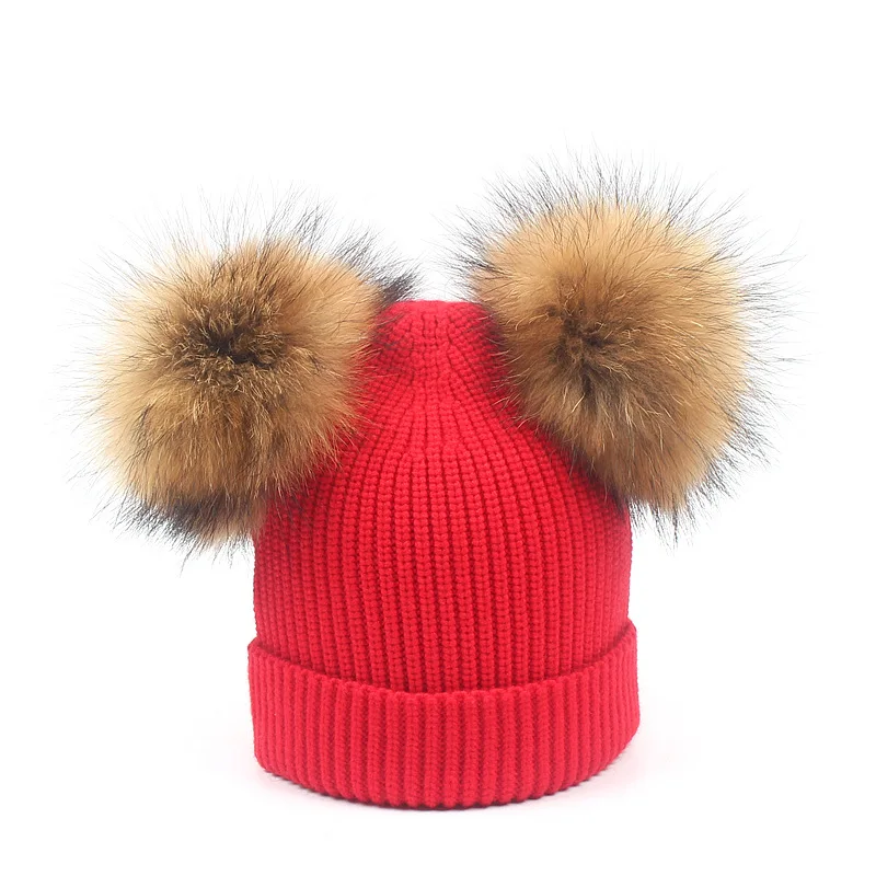 red hat Шапка для маленьких мальчиков и девочек, осенне-зимний детский комплект с шарфом и шарфом, милая детская наружная теплая шляпа, комплект черепов и шапочки - Цвет: red hat