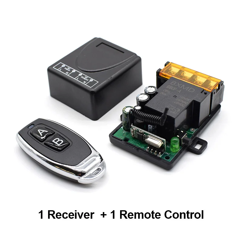 1 Receiver and 1 RC Scimagic 110 В 220 в 240 В 30A Реле Беспроводной RF умный пульт дистанционного управления передатчик+ приемник 433 МГц пульт дистанционного управления - Цвет: 1 Receiver and 1 RC