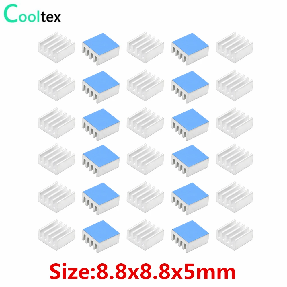 Aluminium IC Radiator Heatsink Cooler Chip Different Color and Size