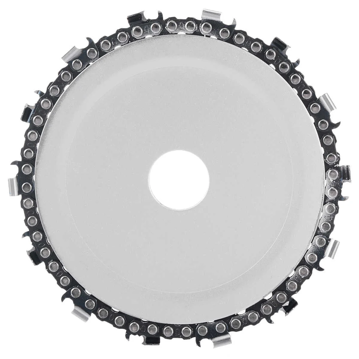 5 Inch Diameter 22mm Arbor Wood Carving Disc 14 Tooth Cut Chainsaw Disc for Angle Grinders Cut Carve Shape