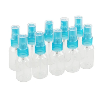 

Top Deals 10 x 30 ml Bottle Atomizer Spray Empty Plastic for Blue Eau de Toilette