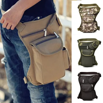 

Men Multifunction Waist Drop Leg Bag Zipper Thigh Pack for Motorcycle Outdoor J9