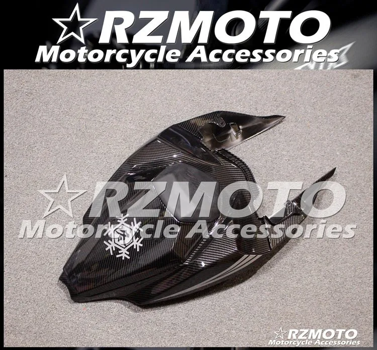 Подходит для Kawasaki ZX10R ZX-10R 10R- углеродное волокно краски автомобиля задняя комбинация горб задняя крышка сиденья части обтекателя