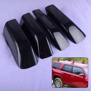 

CITALL 4PCS Car Roof Luggage Rack Rail End Shell Cover fit for Toyota 4Runner N280 2010 2011 2012 2013 2014 2015 2016 2017 2018