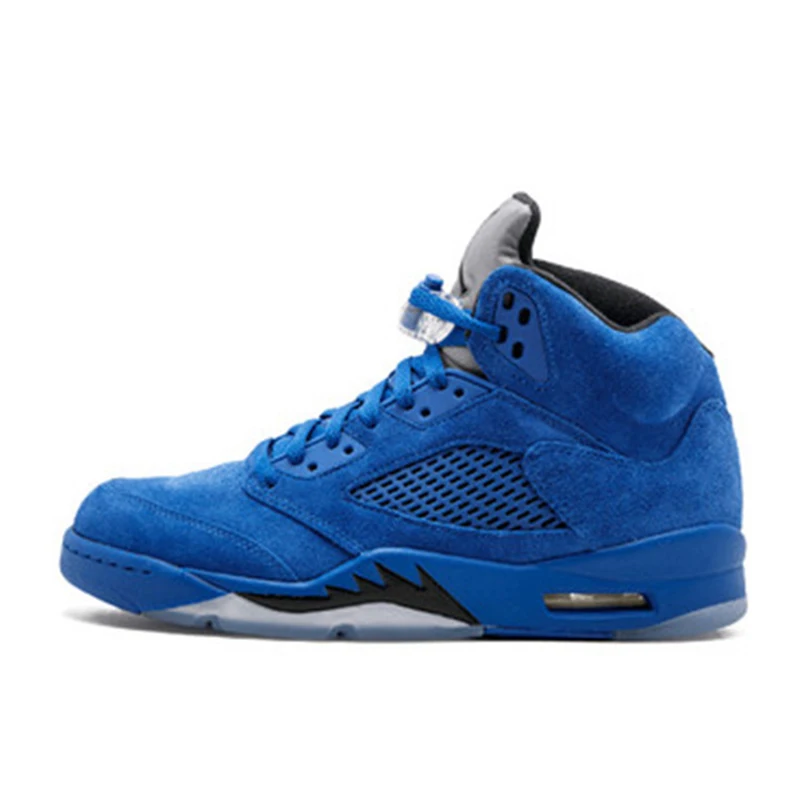 136027-401 Оригинальные Мужские дышащие баскетбольные кроссовки Air Jordan 5 в стиле ретро, новинка - Цвет: 136027-401
