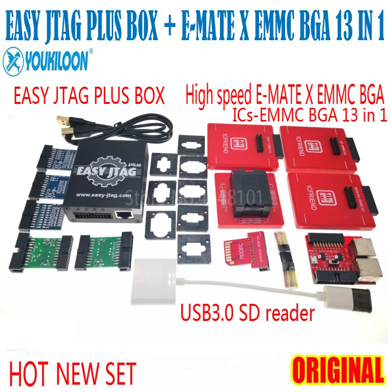 Новинка 2020 года оригинальная коробка Easy jtag plus + высокоскоростная фотография EMMC
