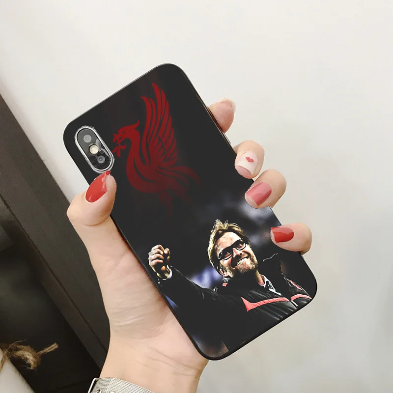 Чехол для телефона Jurgen Klopp iphone XR 11 Pro XS Max X 5 5S силиконовый матовый чехол черный DIY