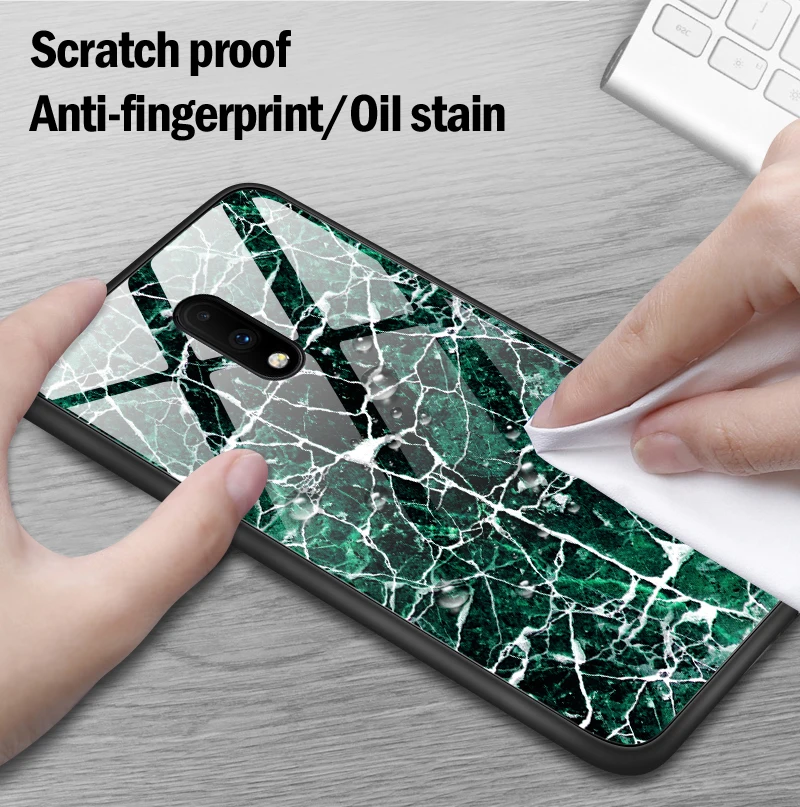 Для OnePlus 3 3T 5 5T 6 6T 7 7 Pro Роскошный чехол из закаленного стекла для Samsung Galaxy S8 S9 S10 Plus бампер ударопрочный чехол для телефона