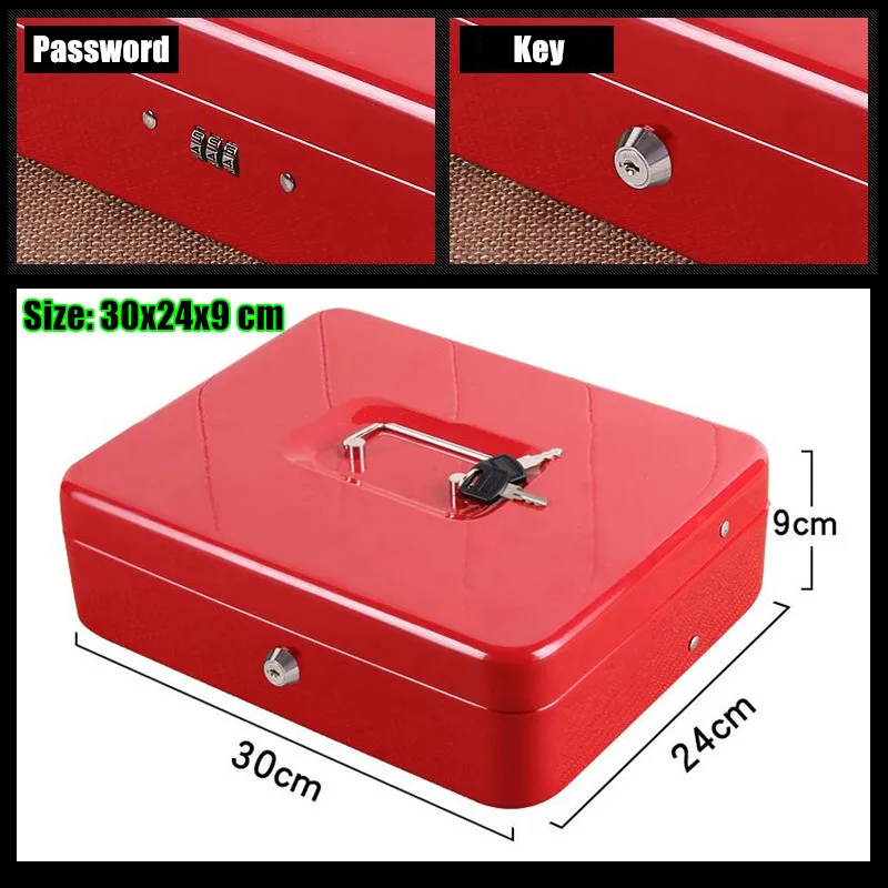 3 DIGIT COMBINATION PORTABLE BOOK SAFE BOX SAFES