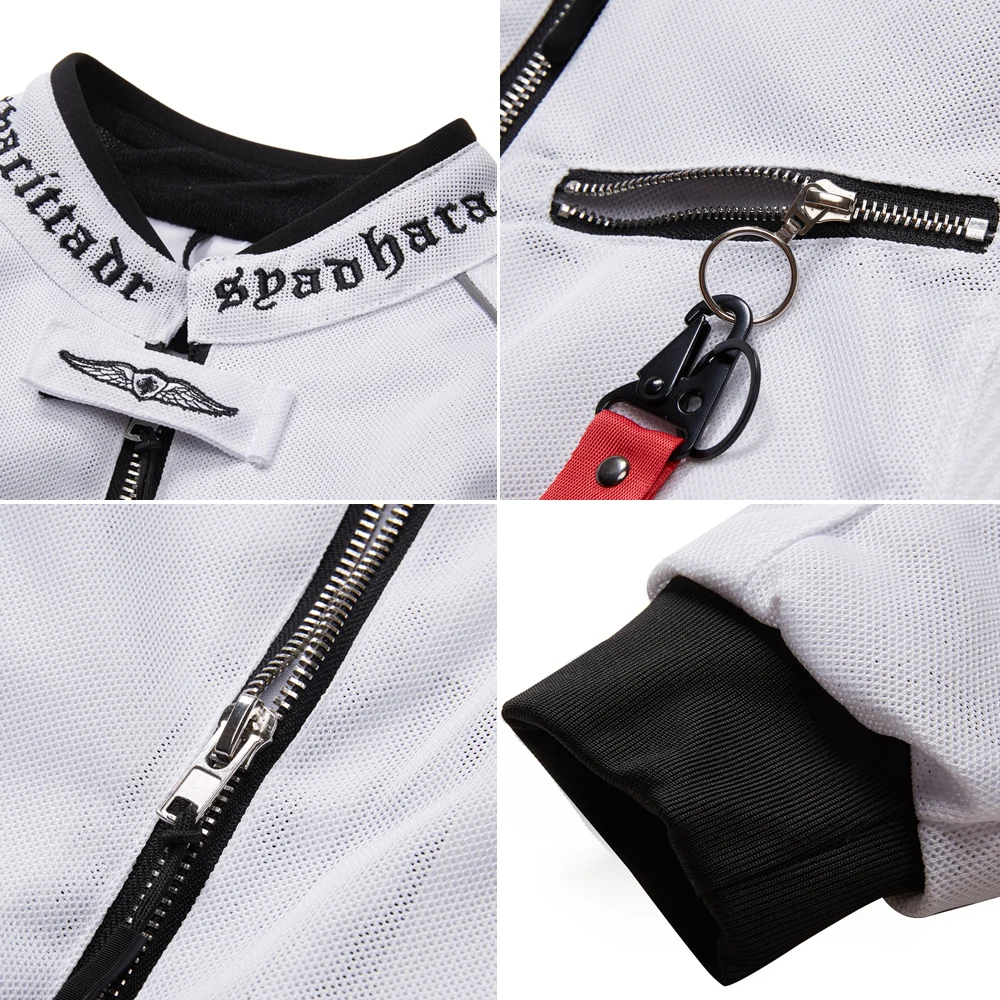 Motorcycle motorcycle clothes summer women's XS size breathable mesh thin men's Retro riding fall proof clothes windproof and wa