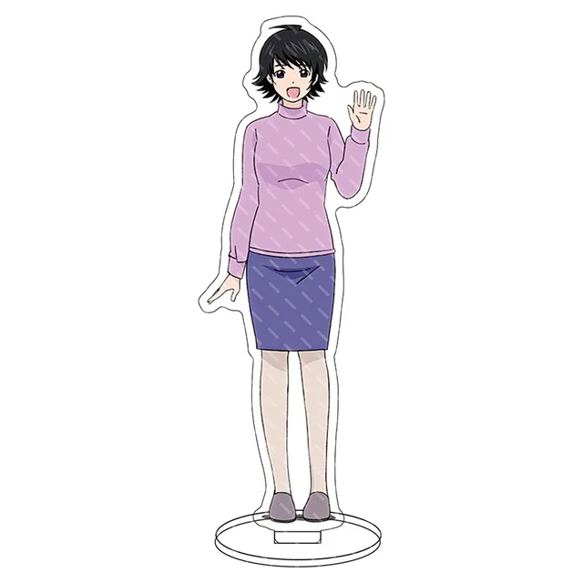 Anime Figure The Disastrous Life of Saiki Kusuo Key Chain Pendant Cosplay Two-sided Keychain Prop Acrylic Stand Model Toy Champagne