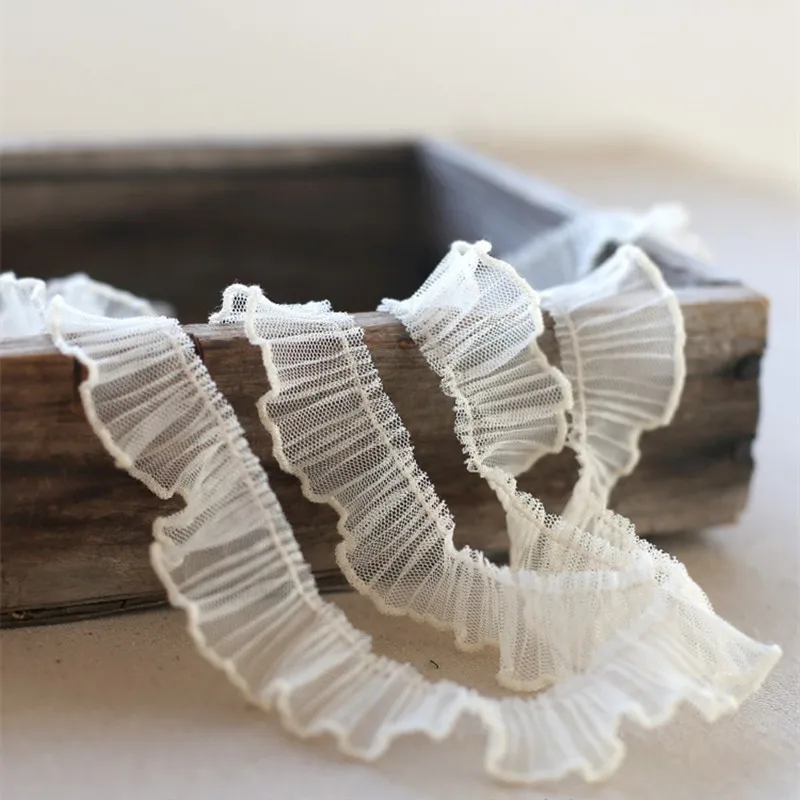 Mesh Ruffled Organza Lace 4