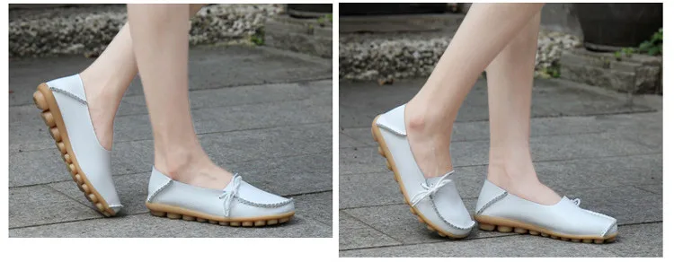 Fashion Summer Casual Leather Women's Loafer Shoes