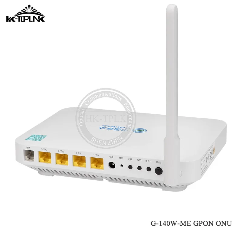 Новый оригинальный ONU для Alcatel Работает с любым оператором G-140W-ME GPON 4GE портов LAN WI-FI