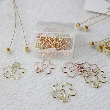 

Hot Selling Creative Flower Paper Clips Set Related Products Hand Account Bookmark Clip Office Supplies Stationery Paper Clip
