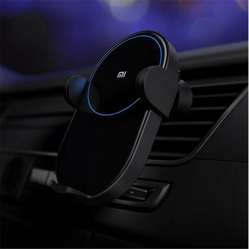 Беспроводное Автомобильное зарядное устройство Xiaomi Mijia 2USB порта 20 Вт макс.