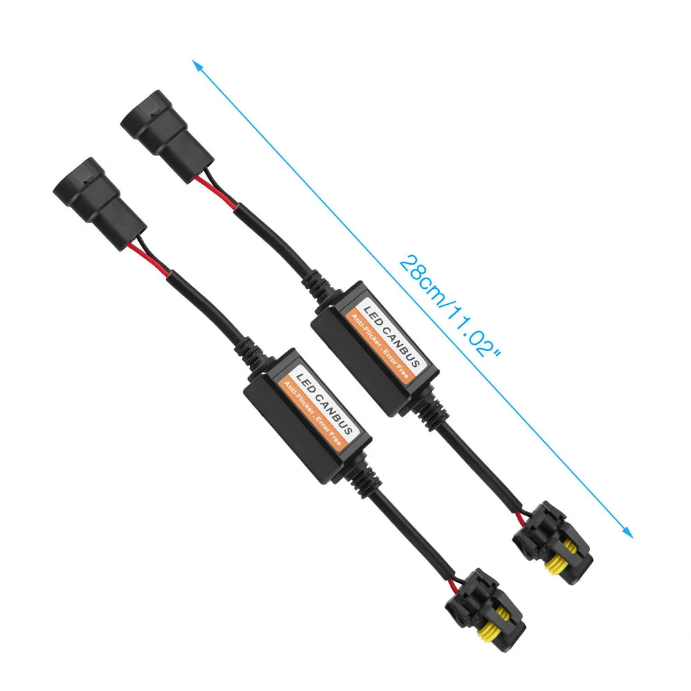 

9006 9005 LED DRL HID Headlight Canbus Anti-Flicker Load Resistor Decoder DC 12V