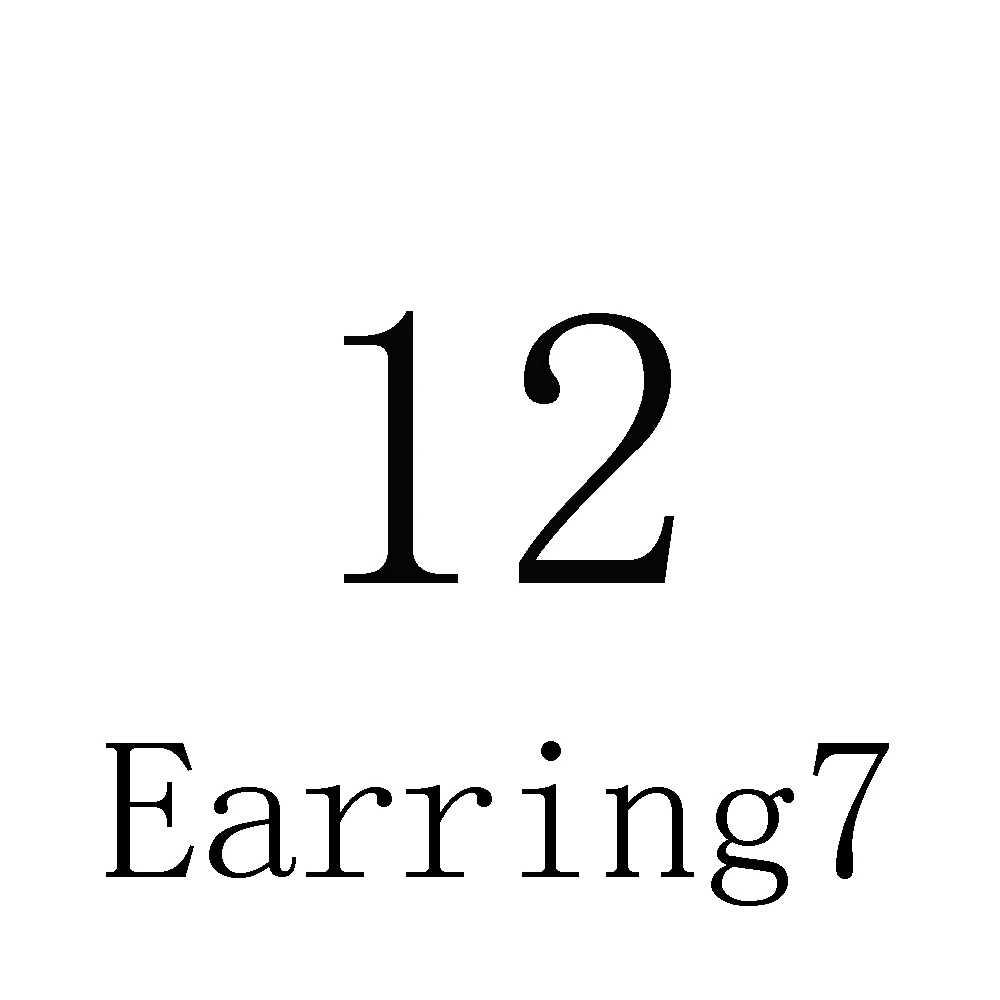 Earring7 12 925 пробы серебряные серьги в виде медведя модные серьги-гвоздики для пирсинга ювелирные изделия от производителя - Окраска металла: Earring7 12