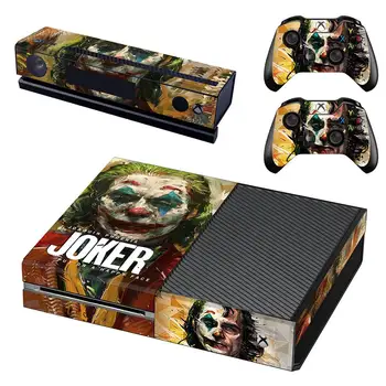 

DC Film The Joker Skin Sticker Decal Full Cover For Xbox One Console & Kinect & 2 Controllers For Xbox One Skin Sticker