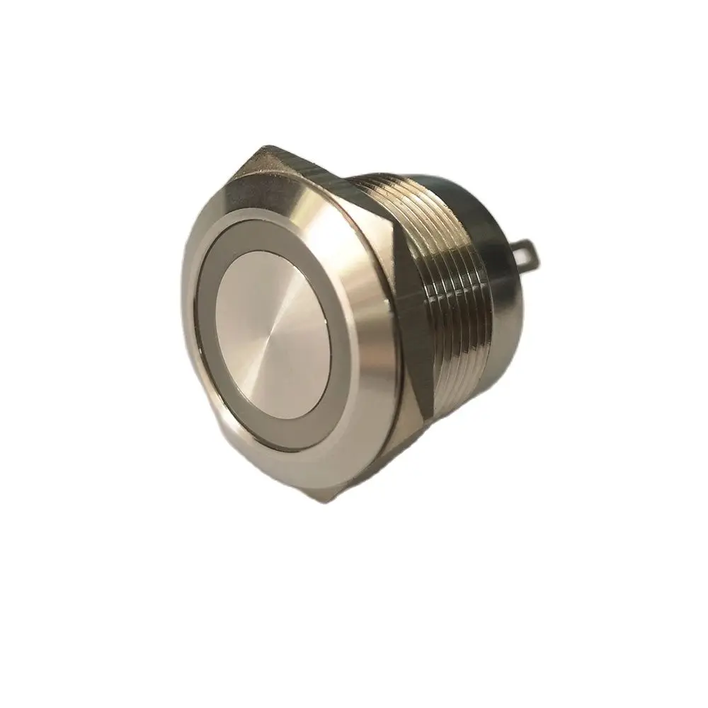 Description Picture 3 of item22mm Economic Type 3V 6V 12V 24V Ring Led Lamp Metal Waterproof Electric Switch