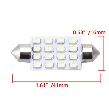 

DC 12V LED Light Bulbs White Turn Signal Light Parking Light Side Marker Light Backup Lights