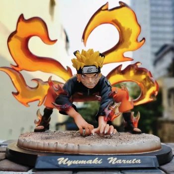 

Anime NARUTO GK Uzumaki Naruto bijuu modo pvc Figure 18 CM