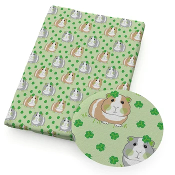 

50*140cm Guinea Pig Printed Patchwork Polyester Cotton Fabric for Tissue Kids Home Textile for Sewing Quilting Placemat,c9876