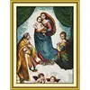 Madonna and Child Series Count and Stamped 14ct 11ct Cross Stitch Kit DIY Cross Stitch Set Embroidery Needlework Home Decoration ► Photo 3/6