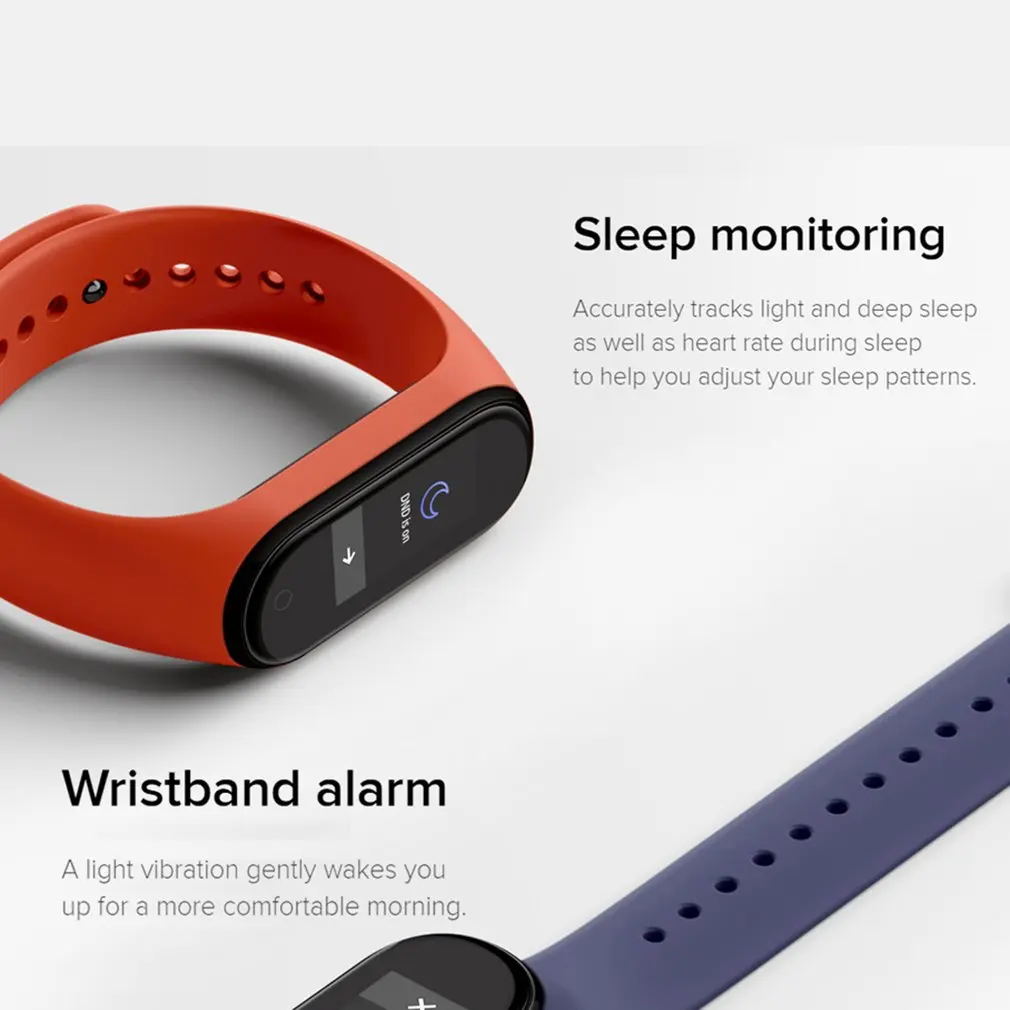 Xiaomi mi смарт-браслет 4 цветной AMOLED экран mi Band 4 Smartband фитнес-браслет Bluetooth водонепроницаемый смарт-браслет