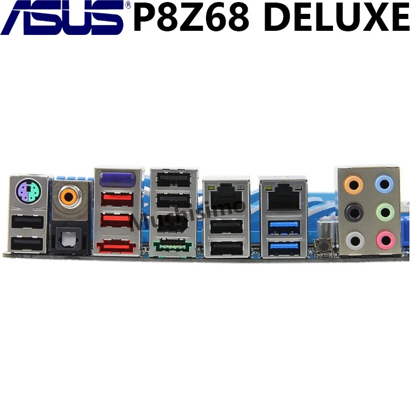 ASUS P8Z68 DELUXE 100% Original motherboard LGA 1155 Core i7 i5 i3 DDR3 32GB USB3.0 USB2.0 Z68 Desktop Computer Mainboard Used
