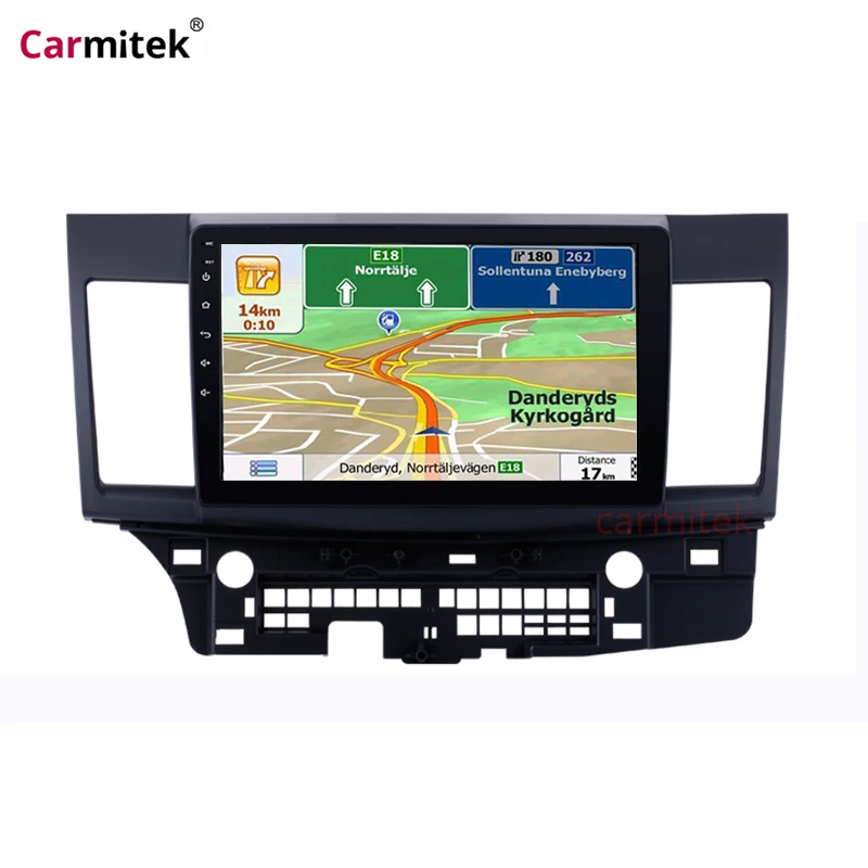 Мультимедийный плеер для Mitsubishi Lancer 2007 2012 10 1 дюйма Android 9 0 Wi Fi Bluetooth GPS