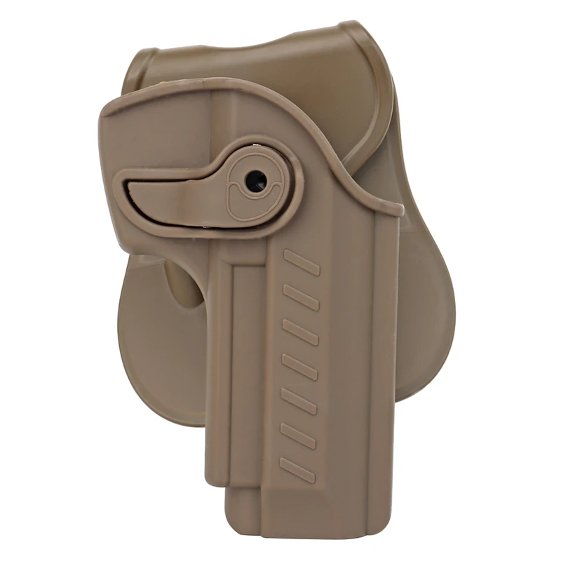 Belt Holster with MOLLE Platform, Pistol Gun Carry Case, Tactical Hunting Airsoft Waist Holster for Beretta 92, 92FS