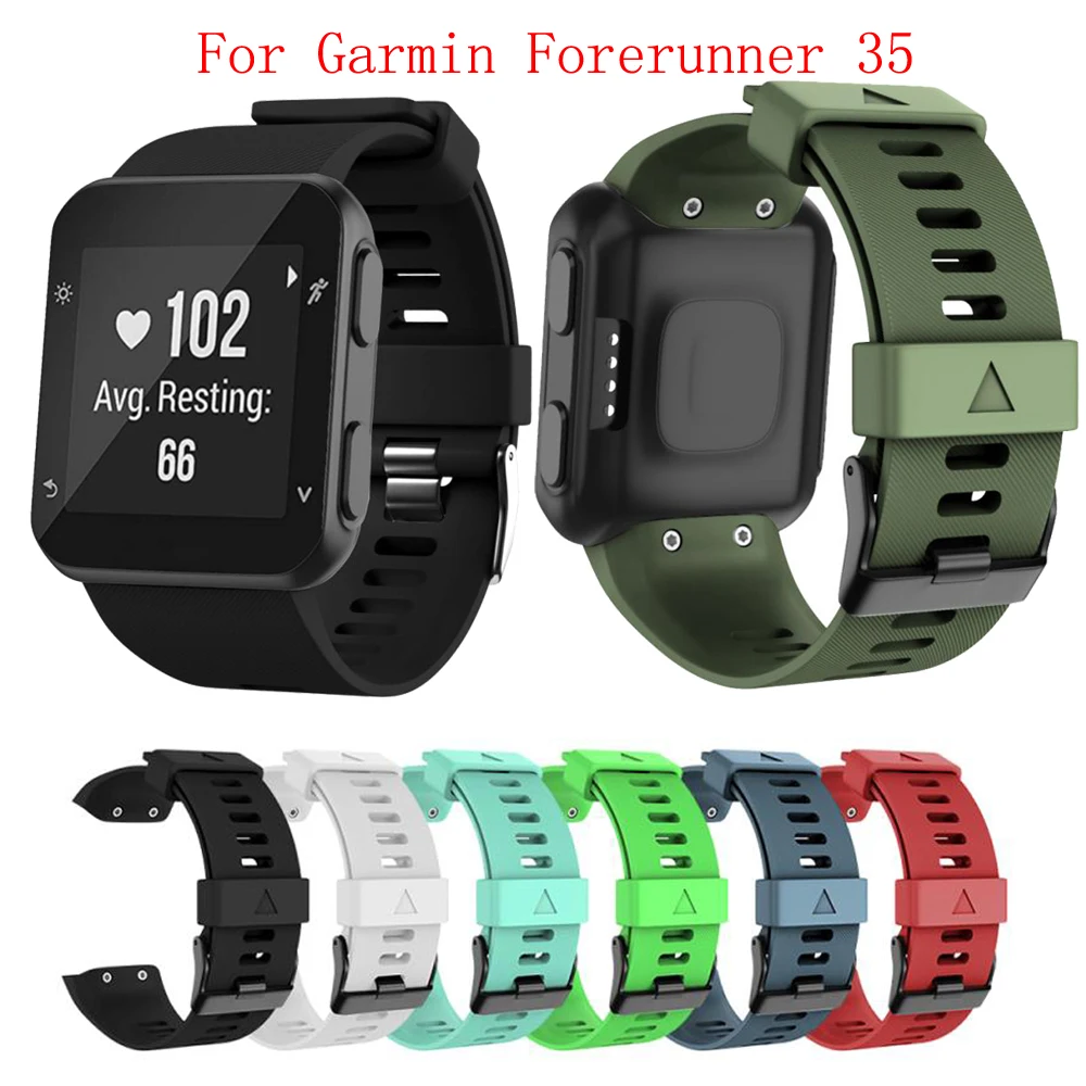 Ремешок силиконовый для смарт-часов Garmin Forerunner 35 30 | Электроника