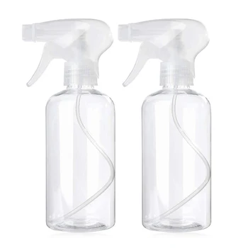 

2Pcs Spray Bottle 400ml Mist Spray Bottles Empty Trigger Sprayer Bottle for Home Kitchen Window Cleaning Bathroom Accessories