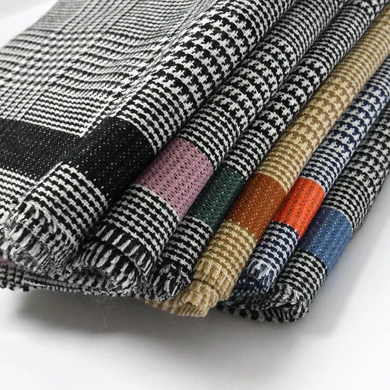 Cashmere Knitted Scarf Women Winter Elegant Scarf Plaid Print Warm Long Warm Design Scarves Shawls Neck Wrap Ladies Dropshipping