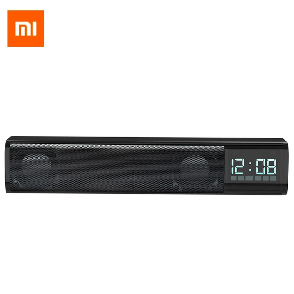 Xiaomi Mijia Caixa De Som Bluetooth Звуковая Панель Usb часы динамик домашний - Цена: 1 847,58 руб.