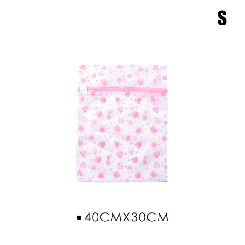 Style2 S Полезная полиэфирная сетка, мешок для стирки белья, нижнее белье для дома, защищенное нижнее белье, бюстгальтер, мешок для стирки, сумки с принтом кактуса - Цвет: Style2 S
