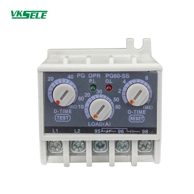 

PG SS3 OPR SS3-60 Thermal relay 30A 60A 120A Timer relay