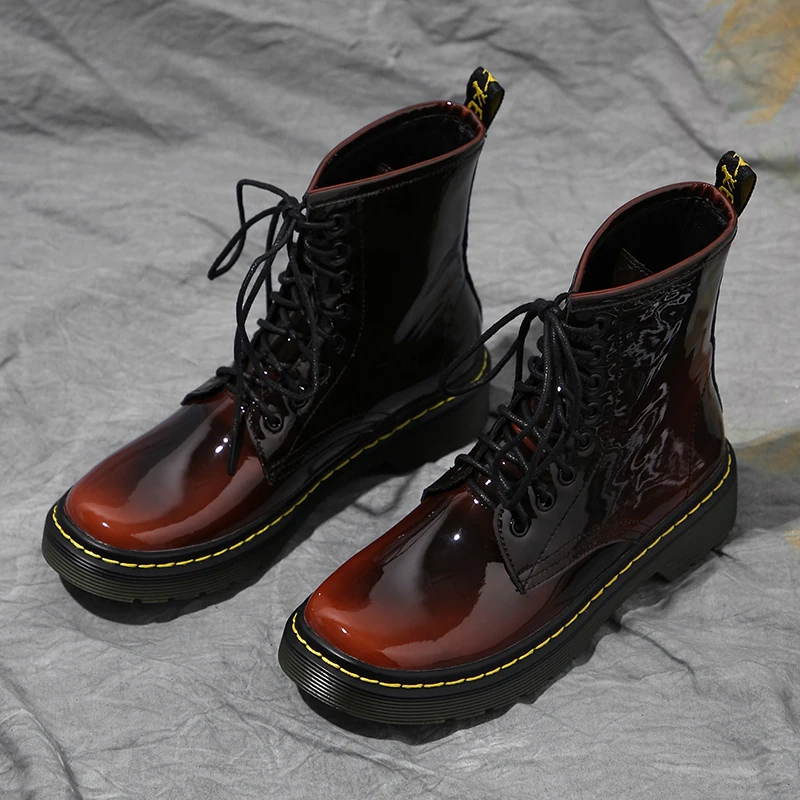 

Women ankle boots Leather Martin boots Plus size 22-26.5cm Polished cow leather Europe and America winter boots women sexy boots