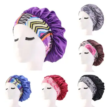 

Women Ethnic Floral Wide Band Slouchy Night Sleep Bonnet Chemo Hat Hair Care Cap Bonnet Chemo Hat Hair Care Cap Bonnet Chemo Hat