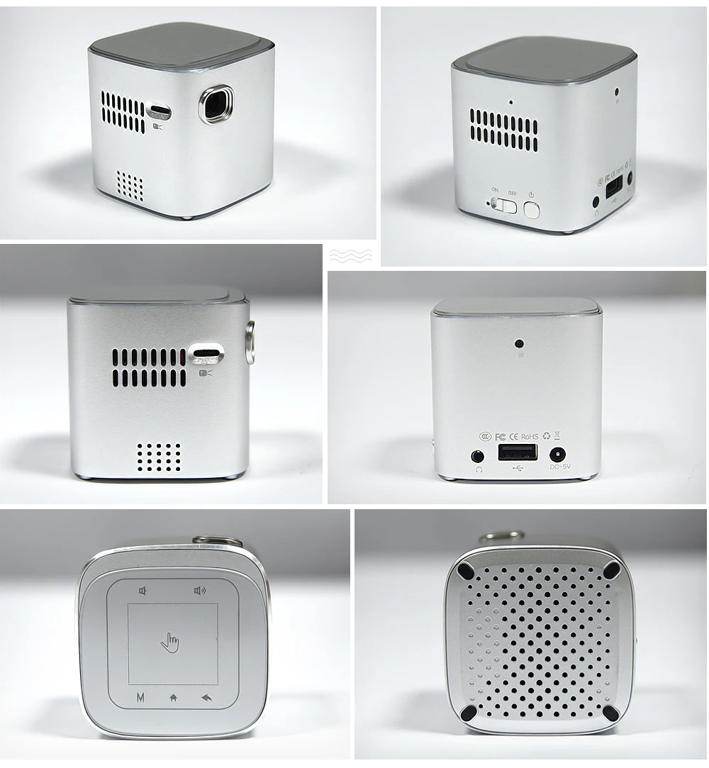 Portable mini LED DLP 3D FULL HD 4K Projector D019 (15)